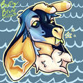 Rendered/Shaded Animal w/ Pattern background
