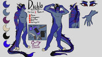 Flat-colored furry w/ extra unique fullbody, props, halfbody