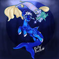 Rendered/Shaded MLP/Feral w/ extra character &amp; simple background